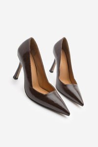 Kadın Stiletto Topuklu Ayakkabı Zarte - Kahve