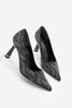 Kadın Stiletto Taşlı Topuklu Ayakkabı Arleta - Siyah