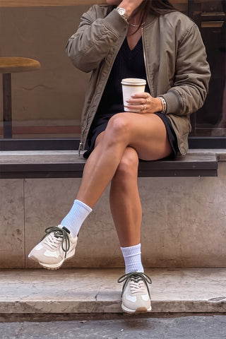 Kadın Günlük Sneaker Spor Ayakkabı Asune - Beyaz