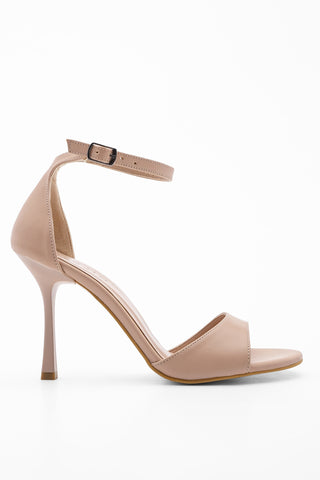 Kadın Topuklu Ayakkabı Korte - Bej