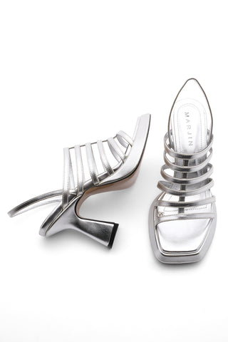 Kadın Platform Topuklu Ayakkabı Murles - Gümüş