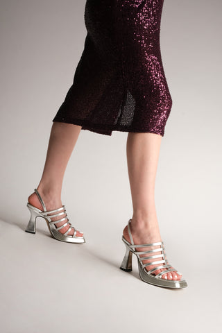 Kadın Platform Topuklu Ayakkabı Murles - Gümüş