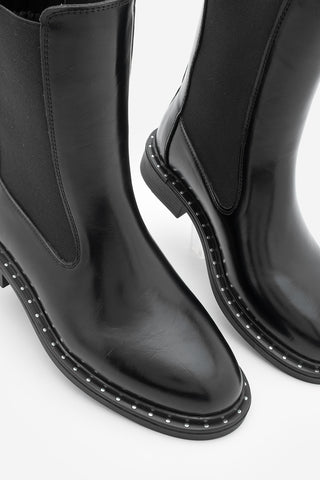 Kadın Troklu Günlük Bot Yuvin - Siyah