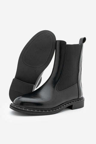 Kadın Troklu Günlük Bot Yuvin - Siyah