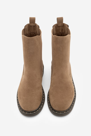 Kadın Troklu Günlük Bot Yuvin - Taba Süet