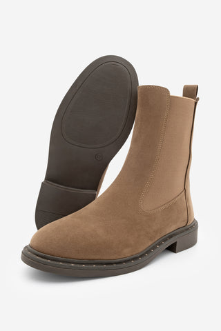 Kadın Troklu Günlük Bot Yuvin - Taba Süet