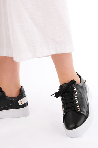 Kadın Sneaker Spor Ayakkabı Volares - Siyah