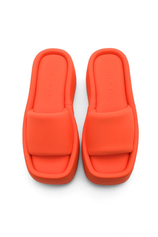 Kadın Dolgu Topuk Terlik Norber - Turuncu
