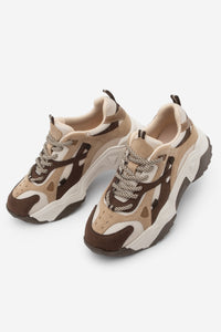 Kadın Sneaker Süet Spor Ayakkabı Edisa - Kahve