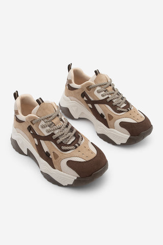 Kadın Sneaker Spor Ayakkabı Edisa - Kahve