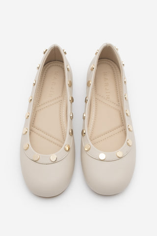 Kadın Zımbalı Günlük Babet Genes - Ekru