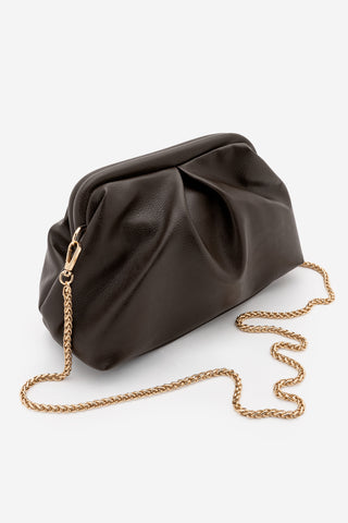 Kadın Clutch & Portföy El Ve Omuz Çanta Urnasi - Kahve