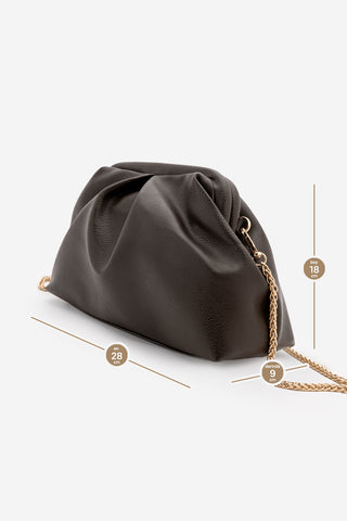 Kadın Clutch & Portföy El Ve Omuz Çanta Urnasi - Kahve
