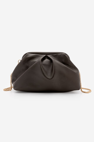 Kadın Clutch & Portföy El Ve Omuz Çanta Urnasi - Kahve