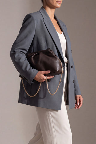 Kadın Clutch & Portföy El Ve Omuz Çanta Urnasi - Kahve
