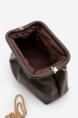 Kadın Clutch & Portföy El Ve Omuz Çanta Urnasi - Kahve
