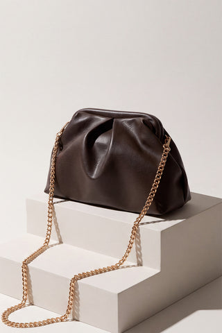 Kadın Clutch & Portföy El Ve Omuz Çanta Urnasi - Kahve