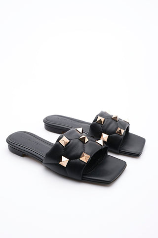 Kadın Troklu Terlik Zovid - Siyah