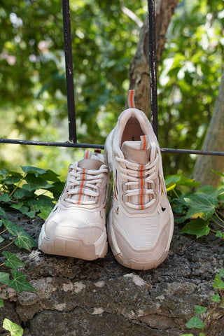 Kadın Sneaker Spor Ayakkabı Mizon - Bej