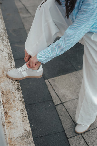 Kadın Sneaker Spor Ayakkabı Penor - Gri Süet