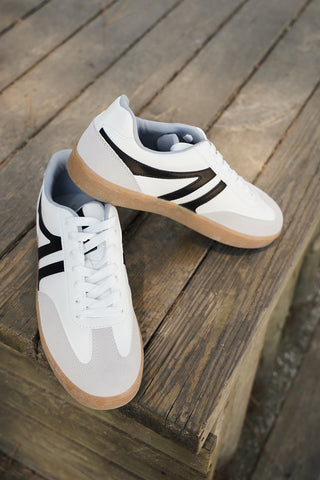 Kadın Sneaker Bağcıklı Spor Ayakkabı Tiyone - Beyaz